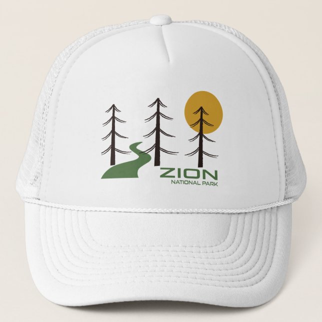 Casquette Sentier du parc national de Zion (Devant)