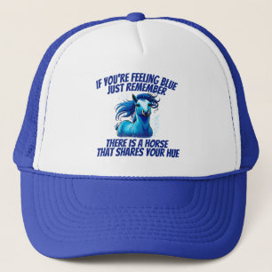 Casquette Sentiment de bleu, Cheval