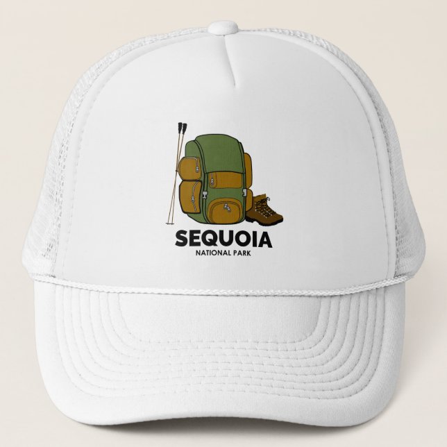 Casquette Sequoia National Park sac à dos (Devant)