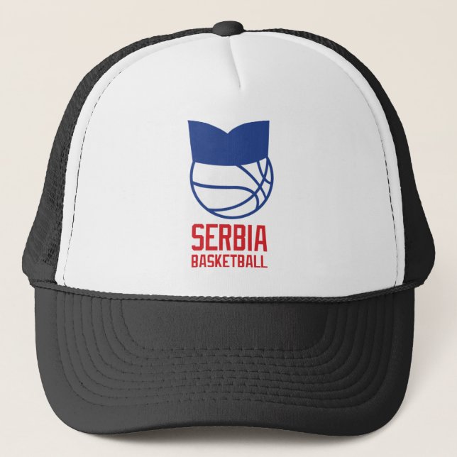Casquette serbe de basket-ball (Devant)