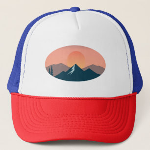Casquette Serene Mountain Sunset 
