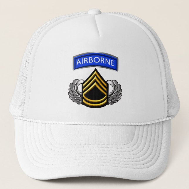 Casquette Sergent de première classe SFC aéroporté (Devant)