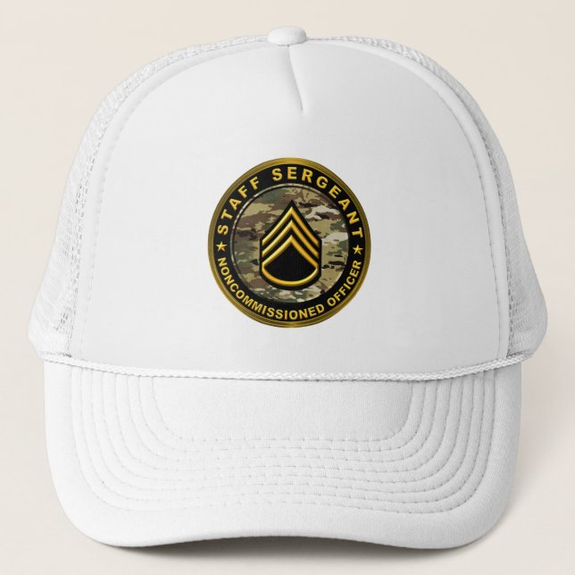Casquette Sergent d'état-major Sous-officier de l'armée (Devant)