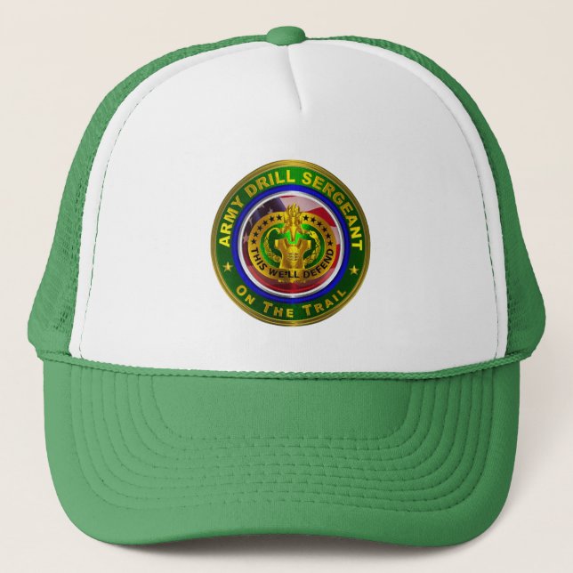 Casquette Sergent instructeur de l'armée  (Devant)