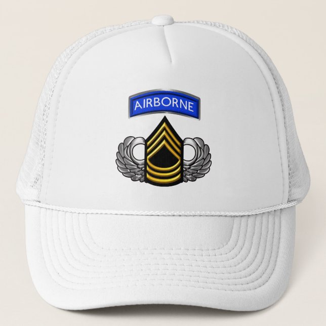Casquette Sergent-major MSG aéroporté (Devant)