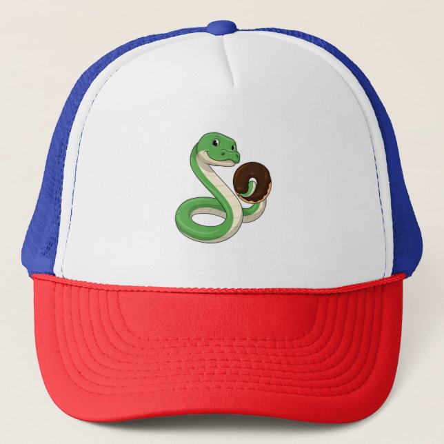 Casquette Serpent avec beigne (Devant)