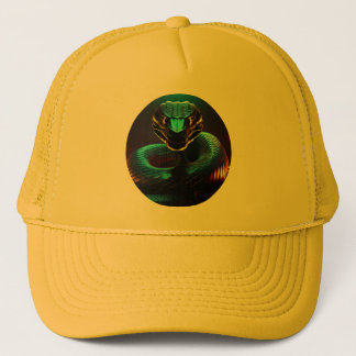 Casquette Serpent De Cobra Noir Dans Votre Visage