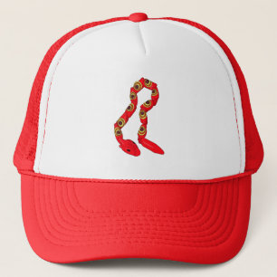 Casquette Serpent en plastique rétro