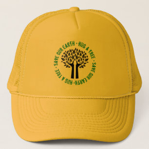 Casquette Serrer un arbre sauver notre terre
