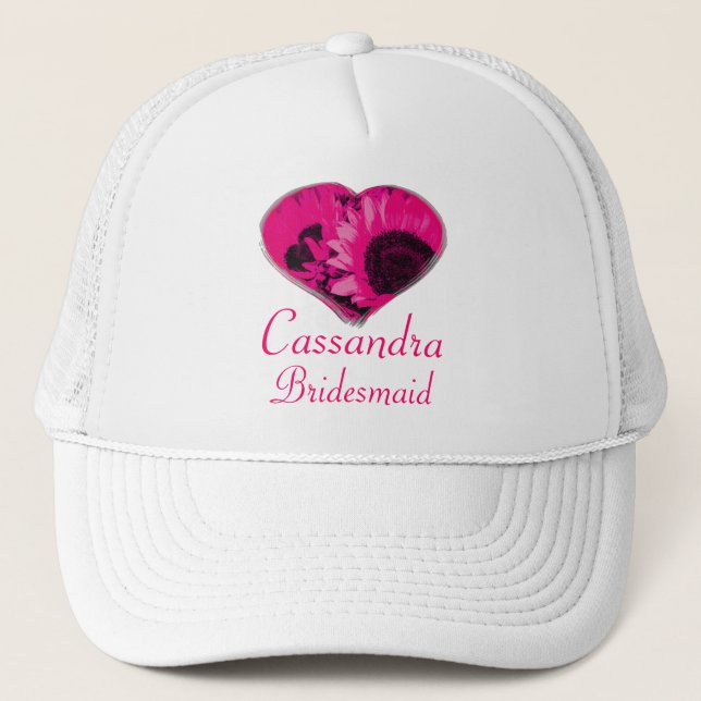 Casquette "Servante d'information" - w/ Nom_ Coeur de margue (Devant)