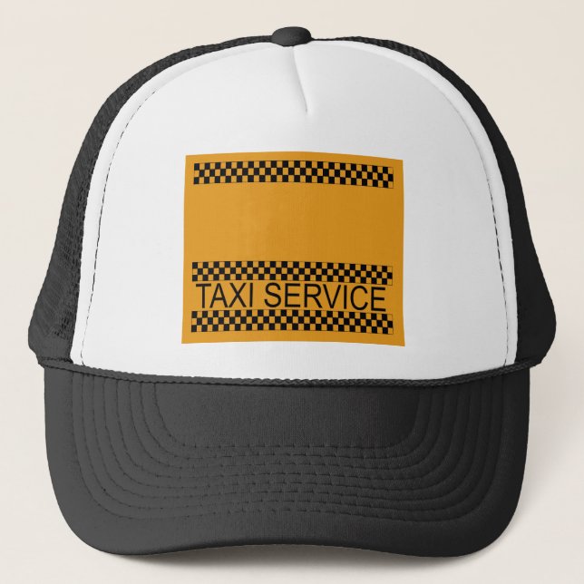 Casquette Service de taxi avec espace pour le texte (Devant)