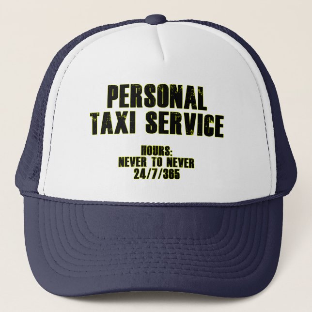 Casquette Service de taxi personnel (Devant)