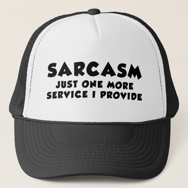 Casquette Service Sarcasme (Devant)