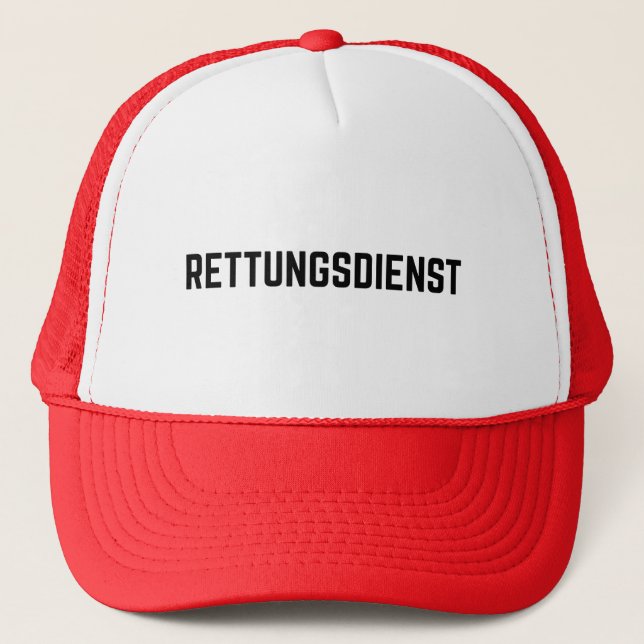 Casquette services d'urgence médicale (Devant)