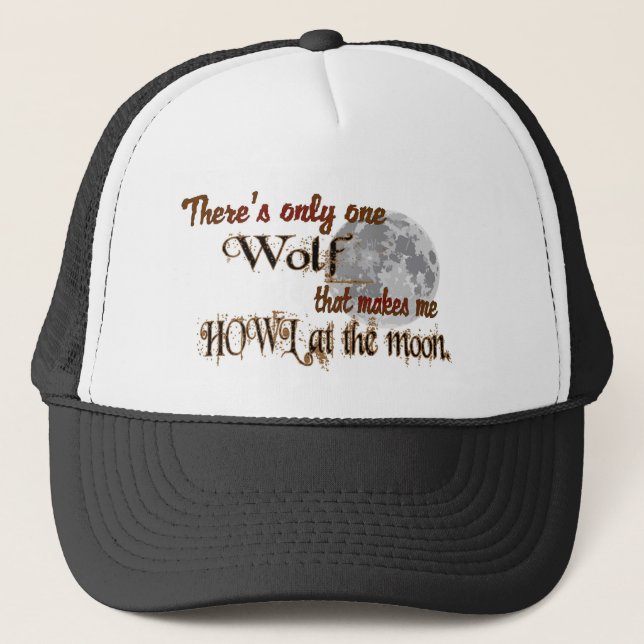 Casquette Seulement un loup pour moi (Devant)