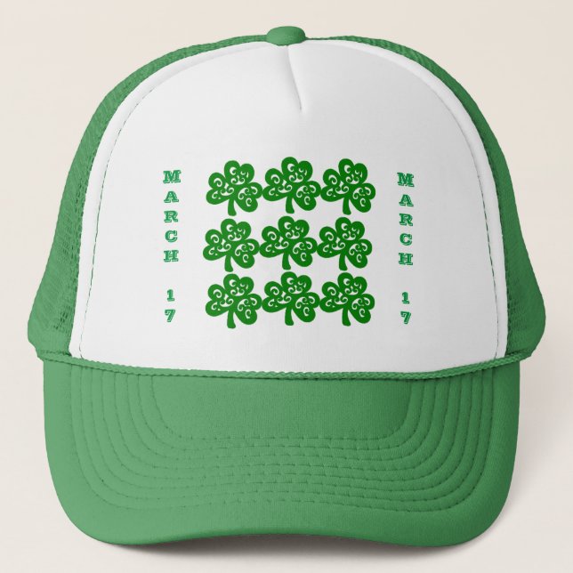 CASQUETTE SHAMROCK 17 MARS (Devant)