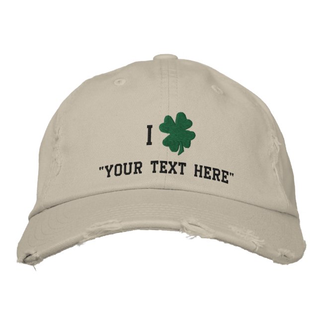 Casquette shamrock, Créez votre propre (Devant)