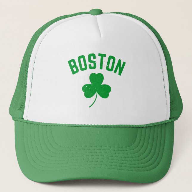 Casquette Shamrock de Boston Green Lucky (Devant)