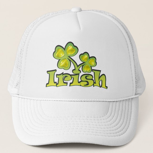 Casquette Shamrock irlandais (Devant)