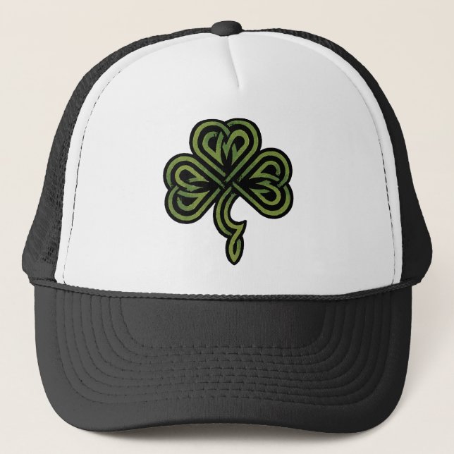 Casquette Shamrock irlandais (Devant)