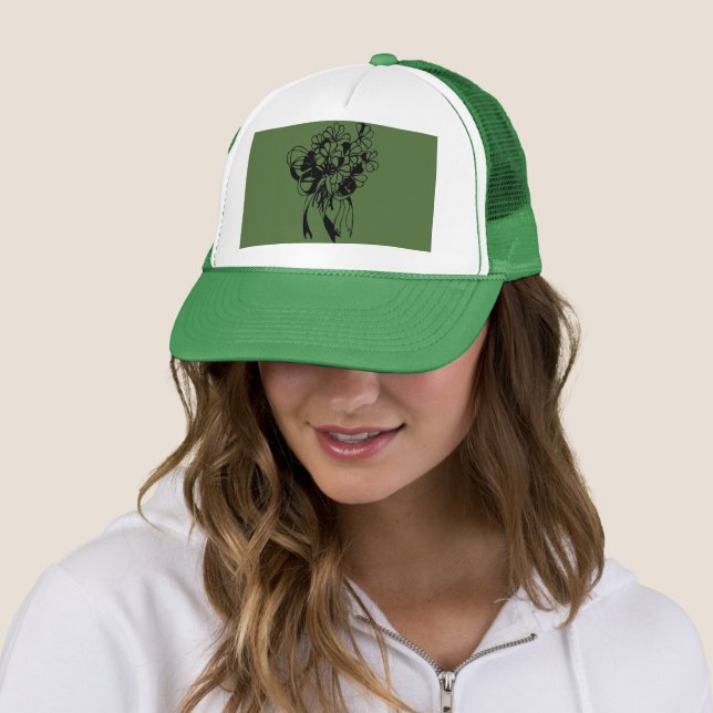 Casquette Shamrock irlandais Bouquet St. Patrick's Day Casqu (En situation)