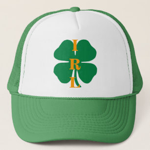 Casquette Shamrock irlandais "IRL"