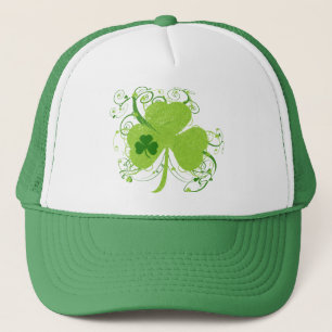 Casquette Shamrock irlandais vert