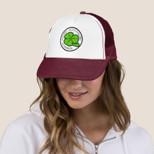 Casquette Shamrock vert Saint Patrick's Day Floral Art