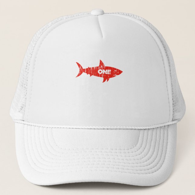 Casquette SHARK ANNIVERSAIRE 1 an 1er anniversaire enfant (Devant)