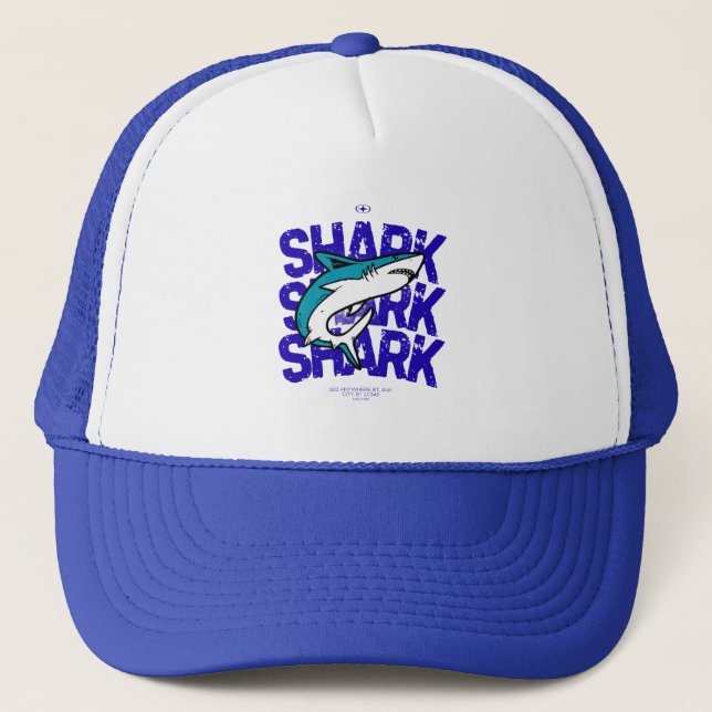 Casquette Shark Ocean Style Snapback (Devant)