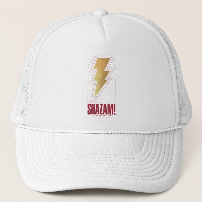 Casquette SHAZAM ! Furie des dieux | Insigne de boulon de fo (Devant)