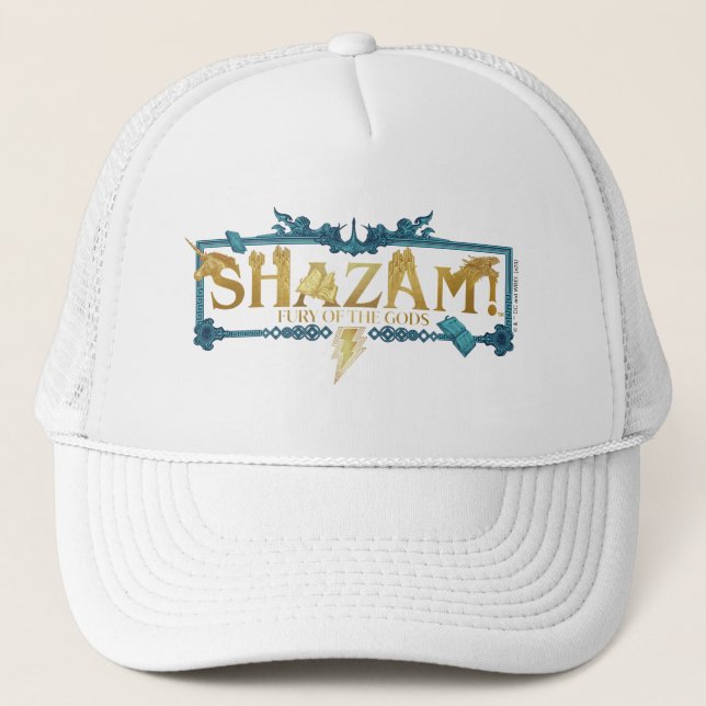 Casquette SHAZAM ! Furie des dieux | Logo mythique (Devant)