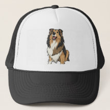 Sheltie de style dessin animé
