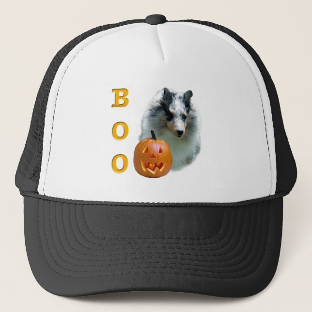 Casquette Shetland Sheepdog (merle) Boo (Devant)