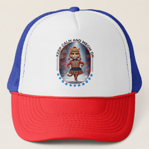 Casquette show de mode de chat amusant