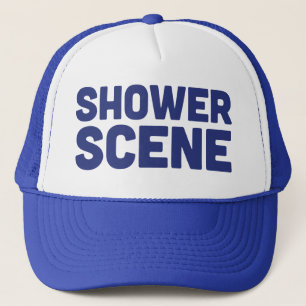 Casquette SHOWER SCENE slogan amusant camionneur chapeau