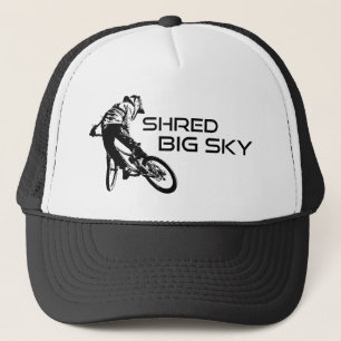 Casquette Shred Big Sky Montana Mountain Vélo
