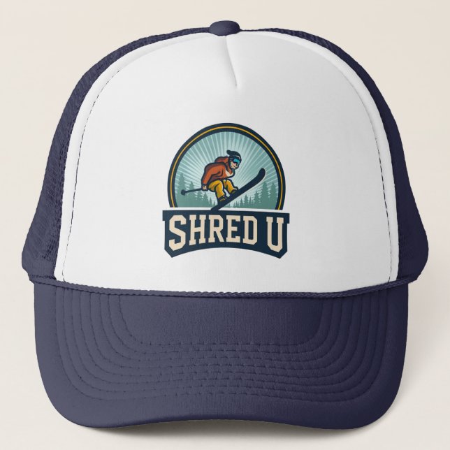 Casquette Shred University Skiing (Devant)