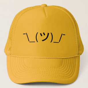 Casquette Shrug Emoticon —\_(ツ)_/ Afficher le Kaomoji japona