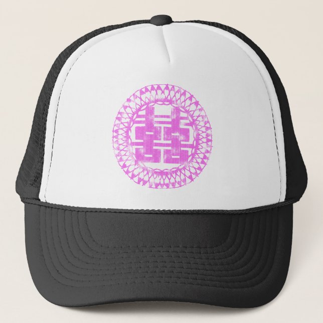 Casquette Shuan Xi rose (Devant)