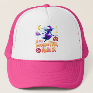 Casquette Si Le Broom Convient À Ride Il Halloween sorcière