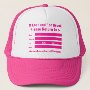 Casquette Si perdu et/ou svp bu retour à