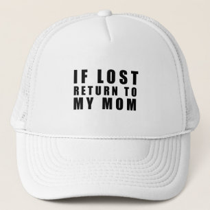Casquette Si perdu retour à ma mère