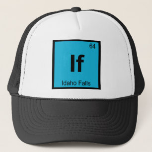 Casquette Si - Symbole du tableau périodique de la chimie d'