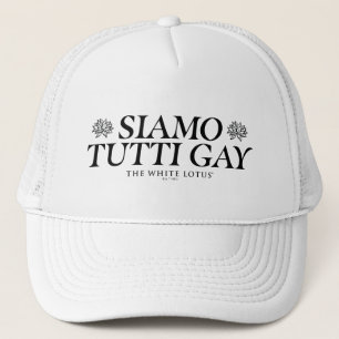 Casquette Siamo Tutti Gay - Le Lotus Blanc