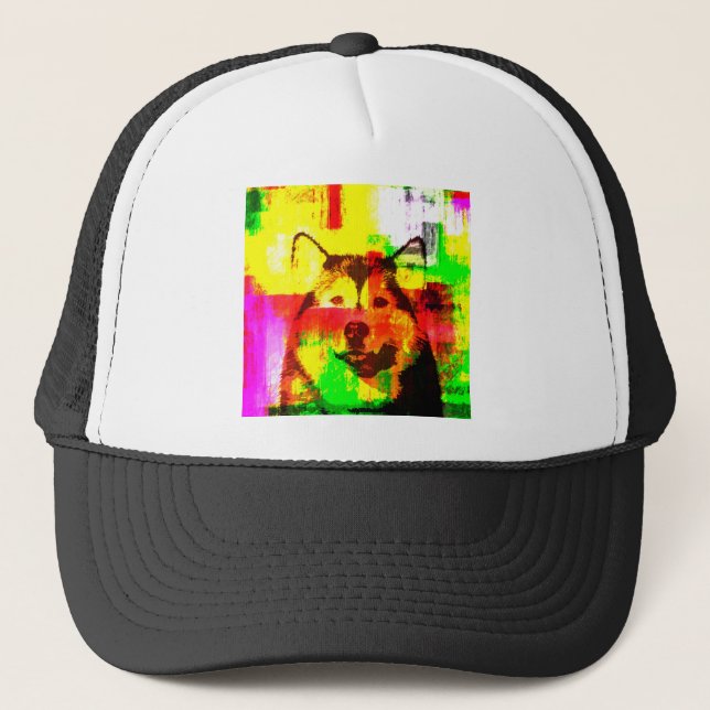 Casquette Sibérie Husky Chig Art (Devant)
