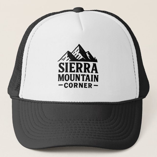 Casquette Sierra Mountain Corner – Adventure Logo T-shirt (Devant)