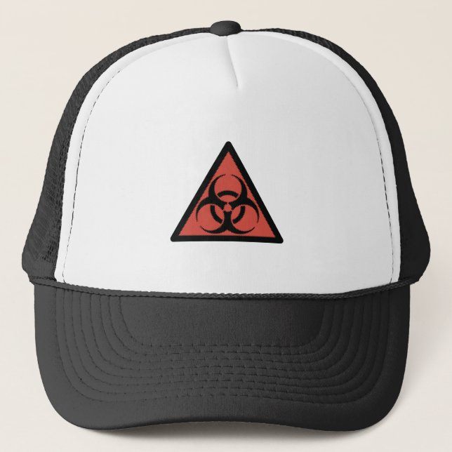 Casquette Signal biologique rouge (Devant)