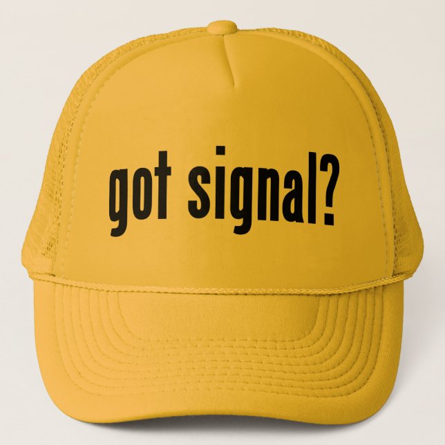 Casquette signal obtenu ? (Devant)