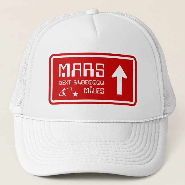 Casquette Signal routier de Mars (Devant)